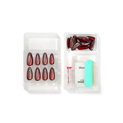 Glamify NTCW04 Clawtoon Press On Nails - Almond Long
