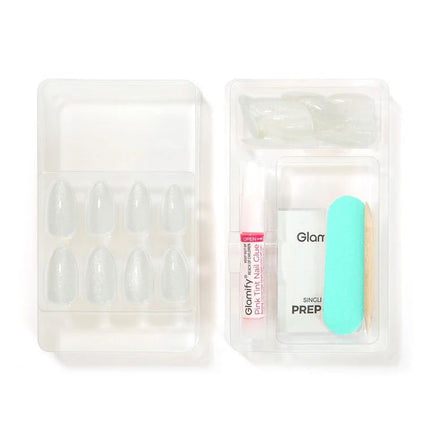 Glamify NTNK01 Naked Press On Nails - Almond Medium