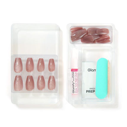 Absolute New York Glamify NTNK07 Naked Press On Nails - Coffin Medium