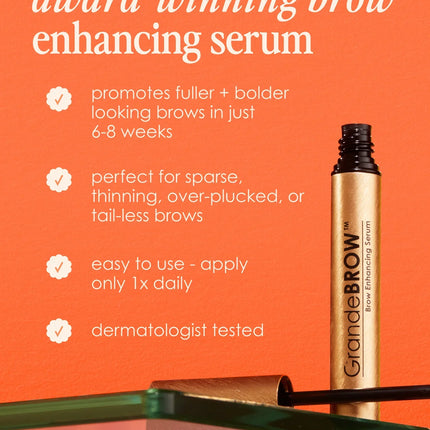 Grande Cosmetics GrandeBROW Brow Enhancing Serum, 4 Month Supply