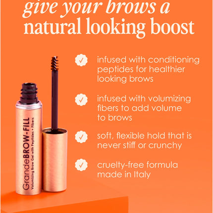 Grande Cosmetics GrandeBROW-FILL Volumizing Brow Gel with Fibers & Peptides