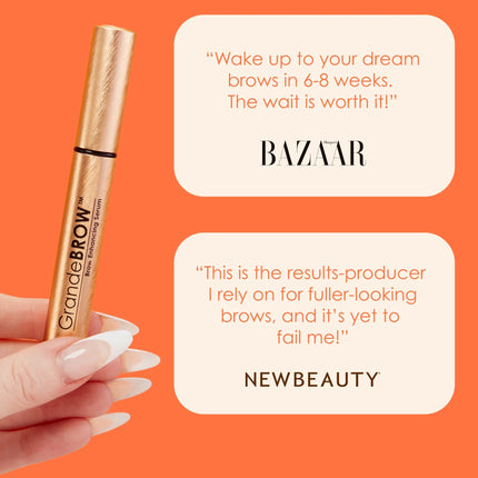 Grande Cosmetics GrandeBROW Brow Enhancing Serum, 4 Month Supply