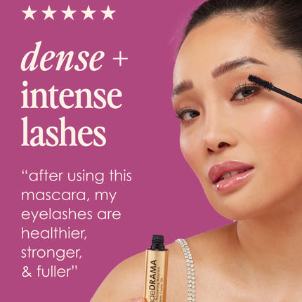 Grande Cosmetics GrandeDRAMA Intense Thickening Mascara with Castor Oil