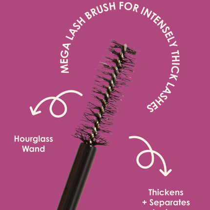Grande Cosmetics GrandeDRAMA Intense Thickening Mascara with Castor Oil