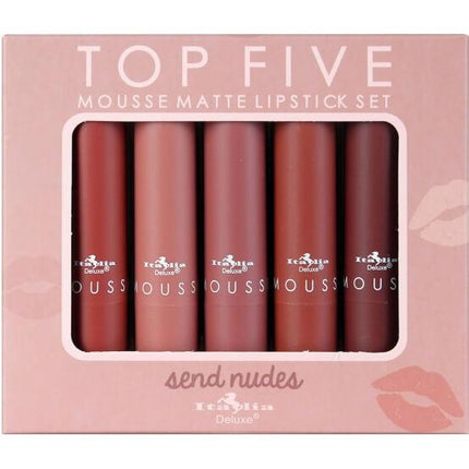 Italia Delux Mousse Matte Lipstick Send Nudes