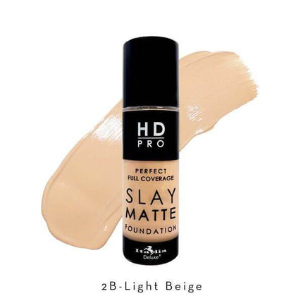Italia Deluxe HD Pro Slay Matte Liquid Foundation - HB Beauty Bar