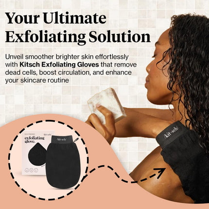 kitsch Black Exfoliating Glove