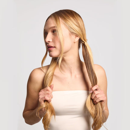 KITSCH Brunette Spiral Hair Ties 8pc Set
