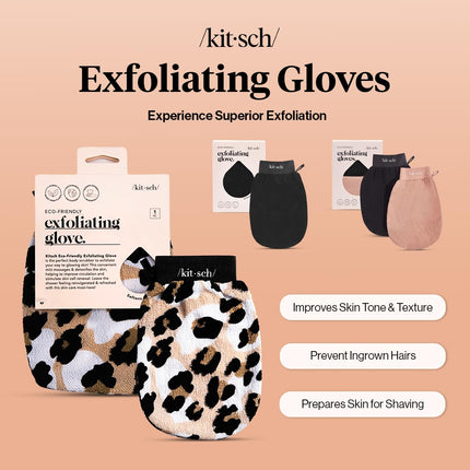 KITSCH Leopard Exfoliating Glove