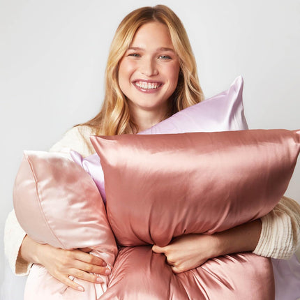 kitsch Terracotta Satin Pillowcase - Standard