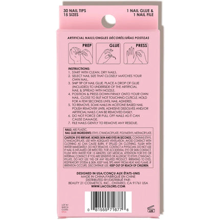 LA Colors First Class Extrava Nails Nail Tip Kit