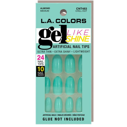 LA Colors Gel Like Shine Nail Tips Chill Out