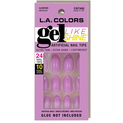 LA Colors Gel Like Shine Nail Tips Jazz It Up