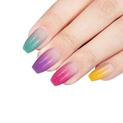 LA Colors Oh Darling Nail Frill Artificial Coffin Medium Length Nail Tips