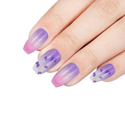 LA Colors True Beauty Nail Frill Artificial Coffin Medium Length Nail Tips