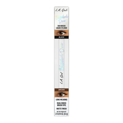 LA Girl Blissful Duo Brush Liquid Eyeliner