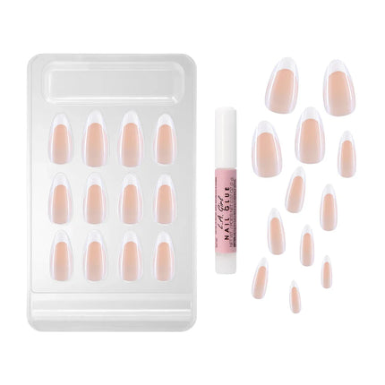 LA Girl Luxe Shine Fave Nail Tips - Mirror French