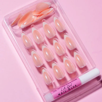 LA Girl Luxe Shine Fave Nail Tips - Mirror French