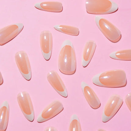 LA Girl Luxe Shine Fave Nail Tips - Mirror French