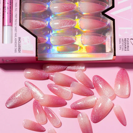 LA Girl Luxe Shine Fave Nail Tips - Ombre French