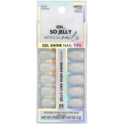 LA Girl Oh So Jelly Nail Tips - Cutie Mochi