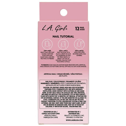 LA Girl Oh So Shiny Nail Tips - Wildest Dreams