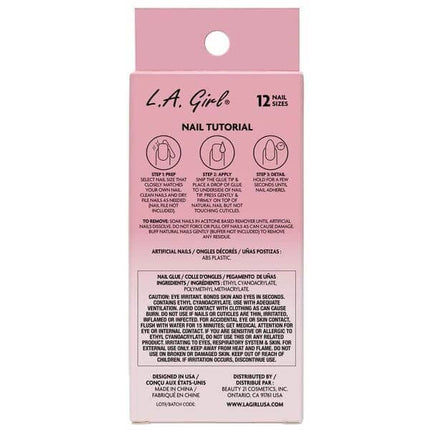 LA Girl Oh So Shiny Nail Tips - Wishful