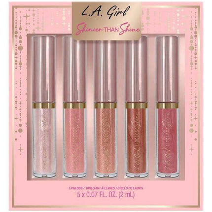 LA Shinier Than Shine - 5 pc Lipgloss Set