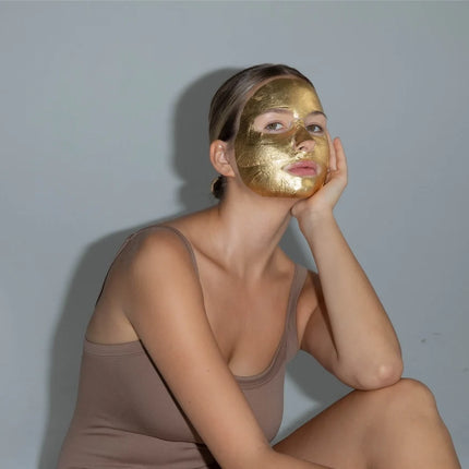 Lapcos 24K Gold Foil Premium Collagen Face Mask