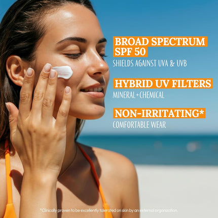 Lapcos Luxury Hybrid Daily Sunscreen SPF 50 + With Ginseng Extract