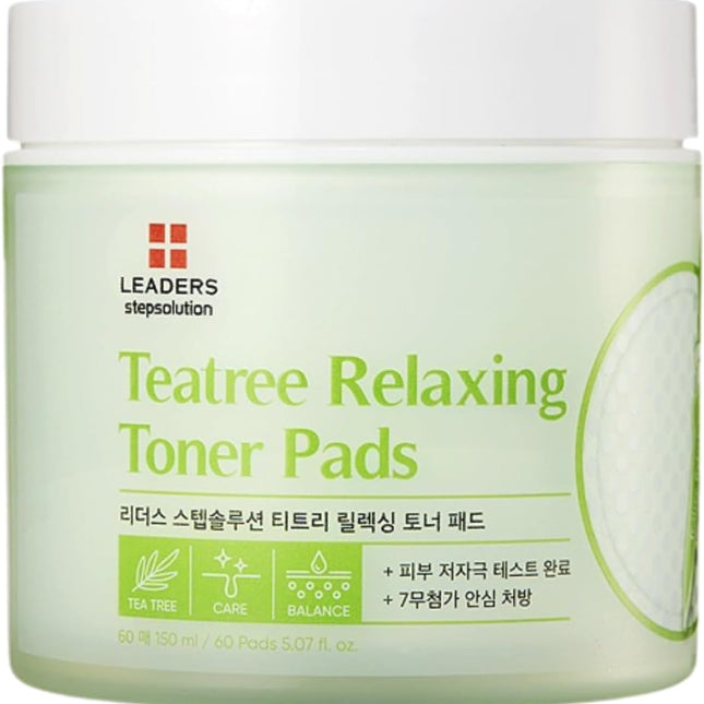 Leaders-Cosmetics-USA-Stepsolution-Teatree-Relaxing-Toner-Pads-_60Pads