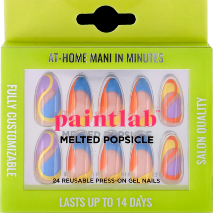 Paintlab Melted Popsicle Press-on Nails