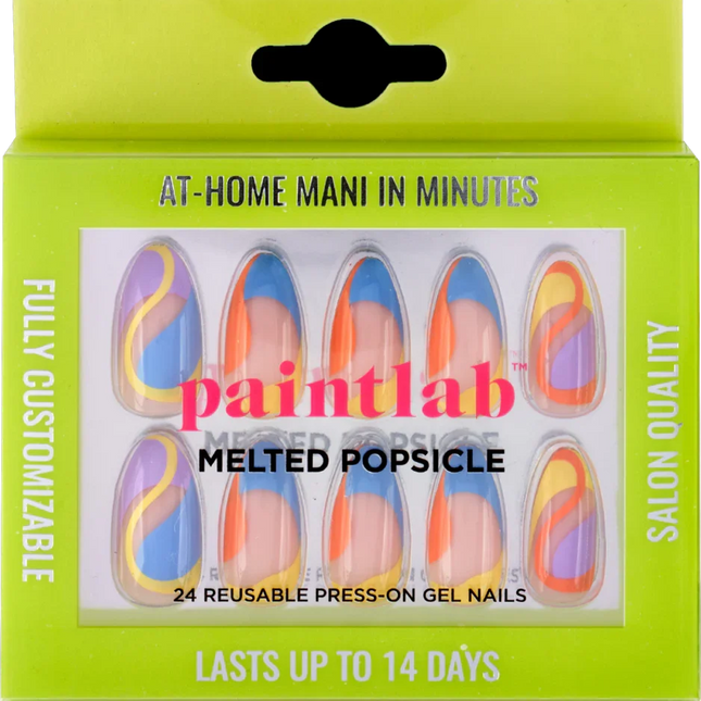 Paintlab Melted Popsicle Press-on Nails