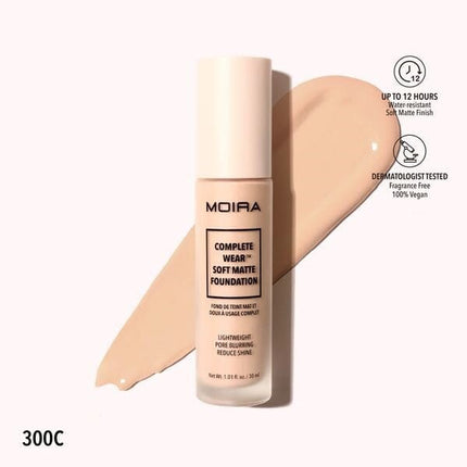 Moira Complete Wear Soft Matte Foundation - HB Beauty Bar