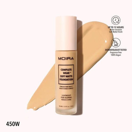 Moira Complete Wear Soft Matte Foundation - HB Beauty Bar