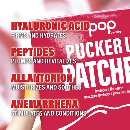 POP Beauty Pucker Up, Patches!