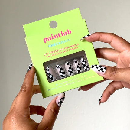 Paintlab Checkmate Press-on Nails