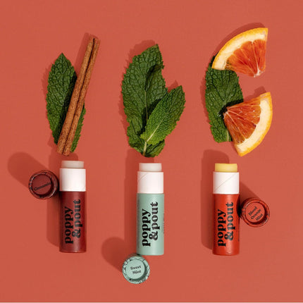 Poppy & Pout Lip Balm - Cinnamint