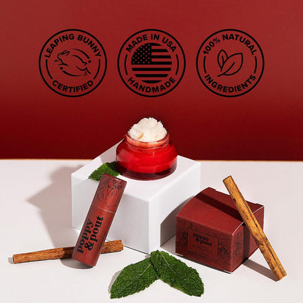 Poppy & Pout Lip Balm - Cinnamint