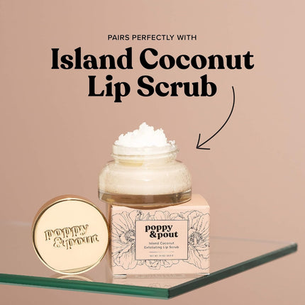 Poppy & Pout Lip Balm - Island Coconut