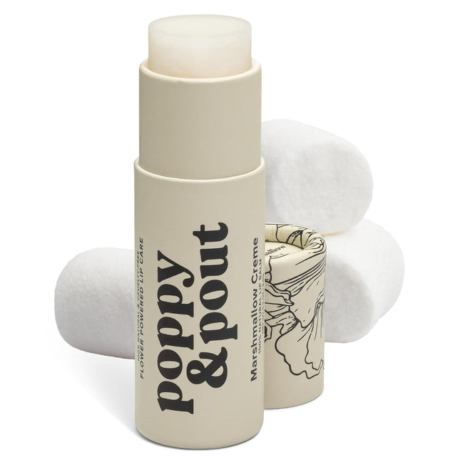 Poppy & Pout Lip Balm - Marshmallow Creme