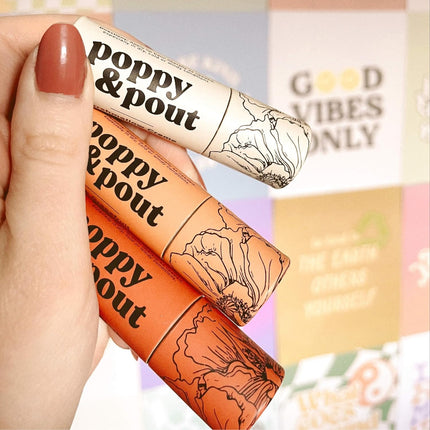 Poppy & Pout Lip Balm - Marshmallow Creme