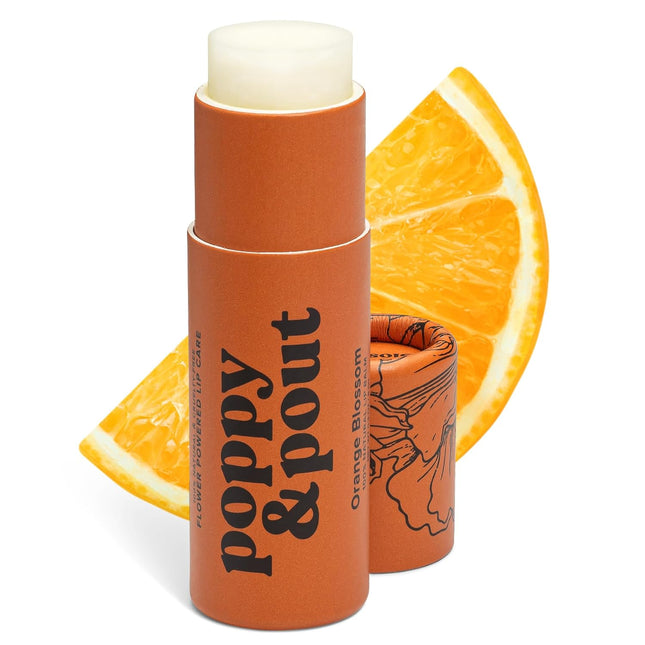 Poppy & Pout Lip Balm - Orange Blossom