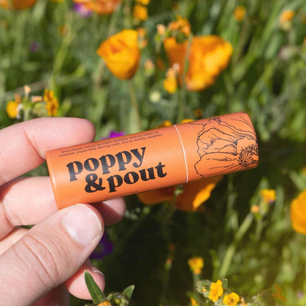 Poppy & Pout Lip Balm - Orange Blossom