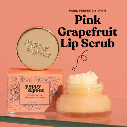 Poppy & Pout Lip Balm - Pink Grapefruit