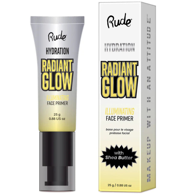 Rude Cosmetics Hydration Collection Radiant Glow Illuminating Face Primer