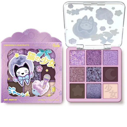 Rude Cosmetics Chibi Manga Collection 9 Color Palette
