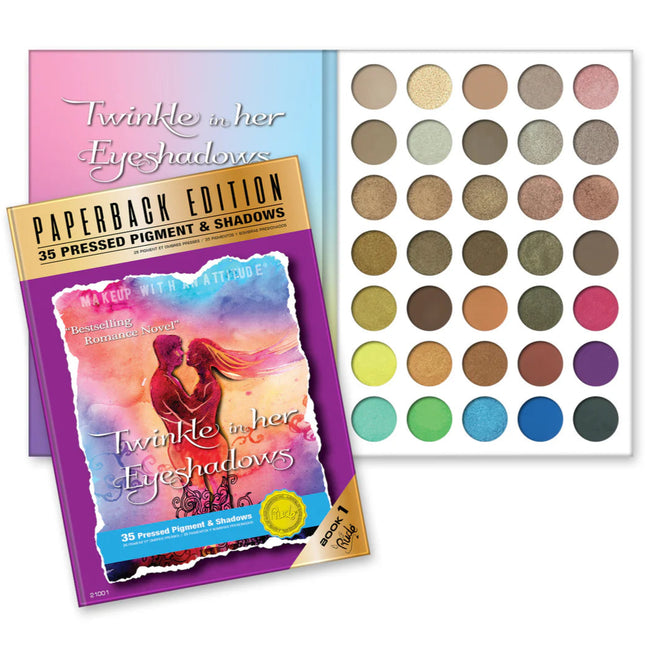 Rude Cosmetics Twinkle In Her Eyeshadows 35 Eyeshadow Palette - Book 1