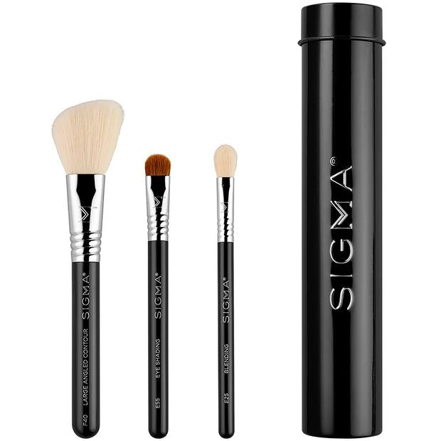 Sigma Essential Trio Brush Set - Black