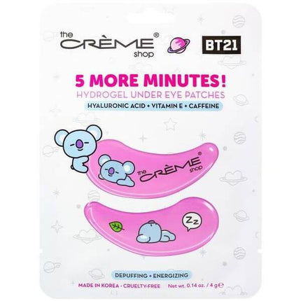 The Creme Shop 5 More Minutes! KOYA Hydrogel Under Eye Patches | Depuffing & Energizing